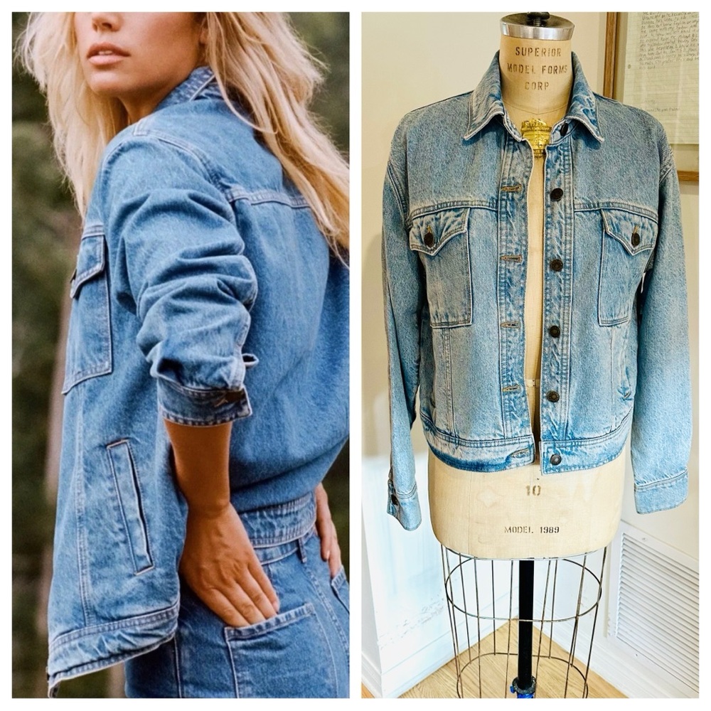 Spell & The Gypsy Eve Denim Jacket, Small (runs big)